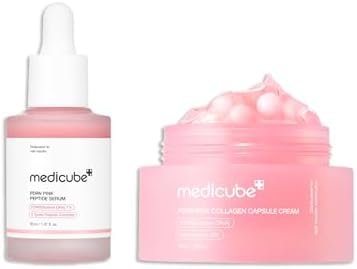 Salmon PDRN Renewal Duo: Salmon DNA PDRN Pink Peptide Serum and Salmon DNA PDRN Pink Collagen Capsule Cream