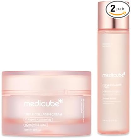 Triple Collagen Prep and Glow Duo: Triple Collagen Cream and Triple Collagen Toner