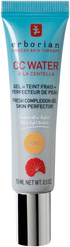 Erborian – CC Water with Centella Asiatica – Lightweight CC Cream with Hyaluronic Acid – Moisturizing Korean Skincare to Even Out Skin Imperfections