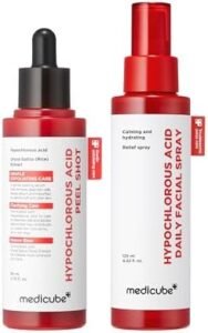 Hypochlorous Acid Peel & Soothe Duo: Hypochlorous Acid Peel Shot and Power Soothing Spray (125ml)
