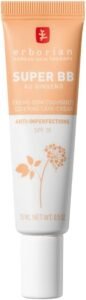 Super BB Cream with Ginseng – High Coverage Tinted Skincare for Blemishes – Complexion Corrector & Perfector – SPF 20 Sun Protection – Korean Skincare