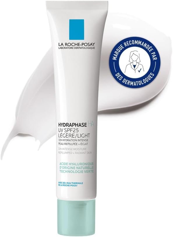 Hydraphase UV Light Moisturising Cream for Dehydrated Sensitive Skin Prone to Dryness 40ML