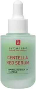 Centella Red Serum – Immediate Relief Concentrate – Anti Redness Soothing Face Serum with Centella Asiatica Ectoin and Bisabolol – Green Neutralizing Tint