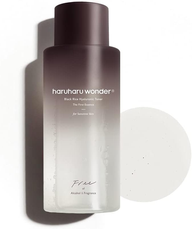 Black Rice Hyaluronic Toner for Sensitive Skin, 300ml, Vegan
