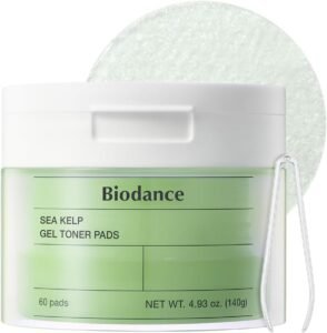 Sea Kelp Hydrogel Non-Irritating Toner Pads. 60 Counts
