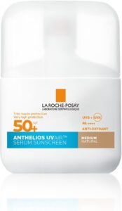 Anthelios UVAIR Serum Sunscreen SPF50+ Medium, Tinted, 50ml