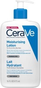 CeraVe Moisturising Lotion for Dry to Very Dry Skin 473 ml with Hyaluronic Acid and 3 Essential Ceramides