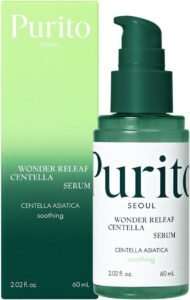 Centella Serum, Korean Centella, for All Skin Types, Ampoule, Soothing, Calming, Facial Serum for face, Vegan & Cruelty-Free, Korean Skin Care, 60ml 2fl.oz