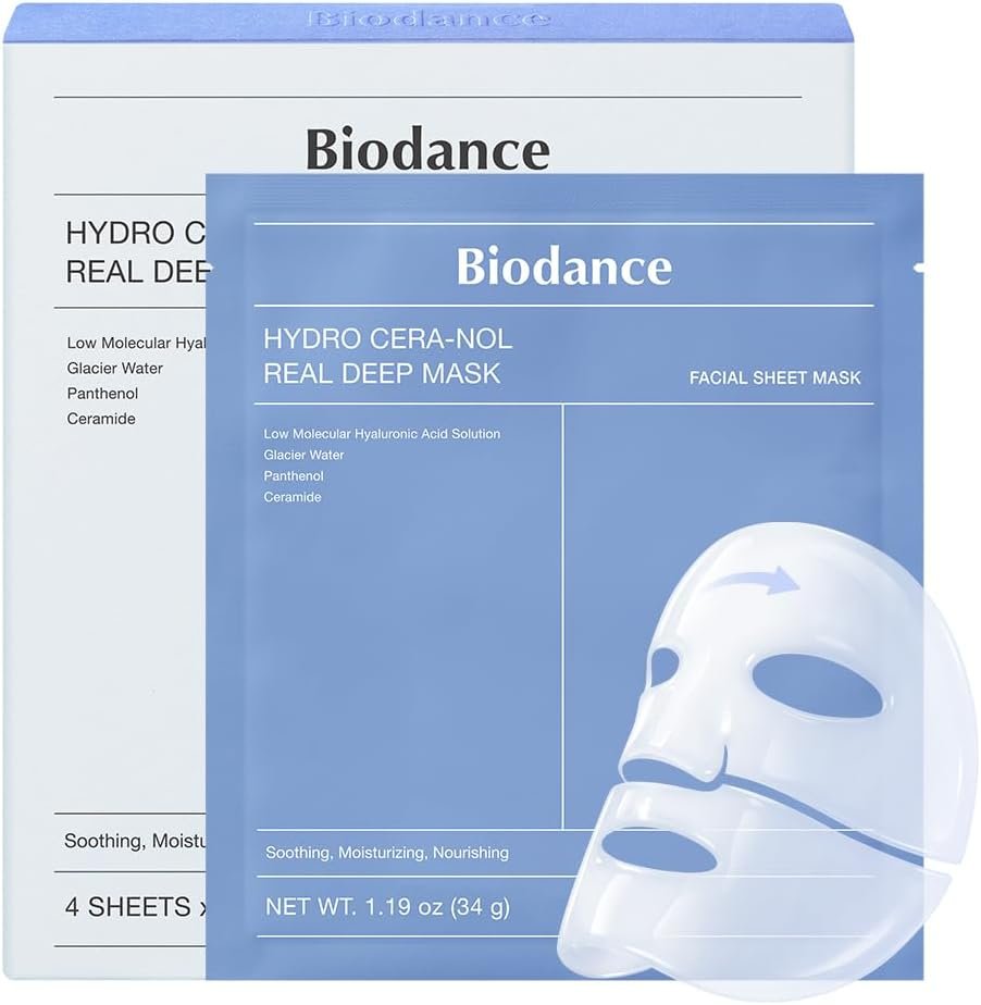 Hydro Cera-nol Hydrogel Overnight Face Mask 4 PCs
