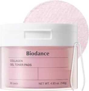 Collagen Hydrogel Non-Irritating Toner Pads. 60 Counts