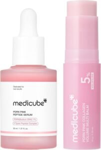 PDRN Plump & Smooth Duo: PDRN Pink Collagen Volume Multi Balm Stick and Salmon DNA PDRN Pink Peptide Serum