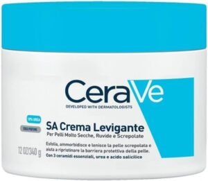 SA Smoothing Cream Pot With Salicylic Acid, 10% Urea, & 3 Essential Ceramides, Gentle Exfoliating Body Cream for Dry Rough Bumpy Skin, Fast-Absorbing, Dermatologist Developed