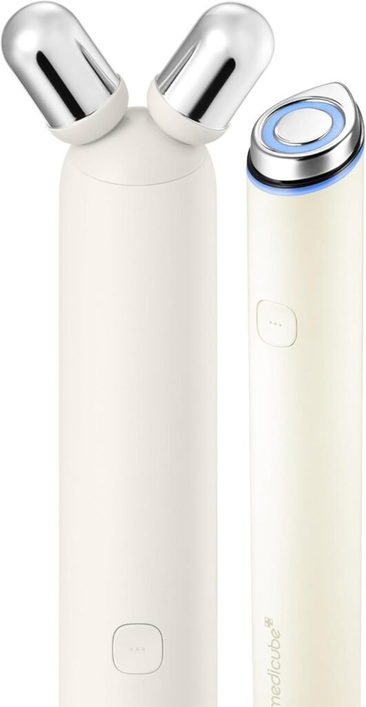 Mini Booster Pro Plus Face Roller Device Set – Face & Body, Beige