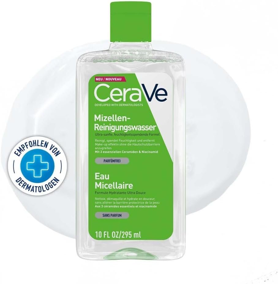 Micellar Cleansing Water with Niacinamide and 3 Essential Ceramides for All Skin Types 295ml