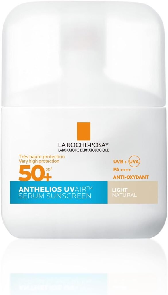 Anthelios UVAIR Serum Sunscreen SPF50+ Light, Tinted, 50ml