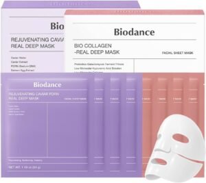 Caviar PDRN & Bio Collagen Duo Real Deep Overnight Gel Mask for Plumping Hydration, Firming for Glass Skin, Korean Skin Care, Skin Care Set