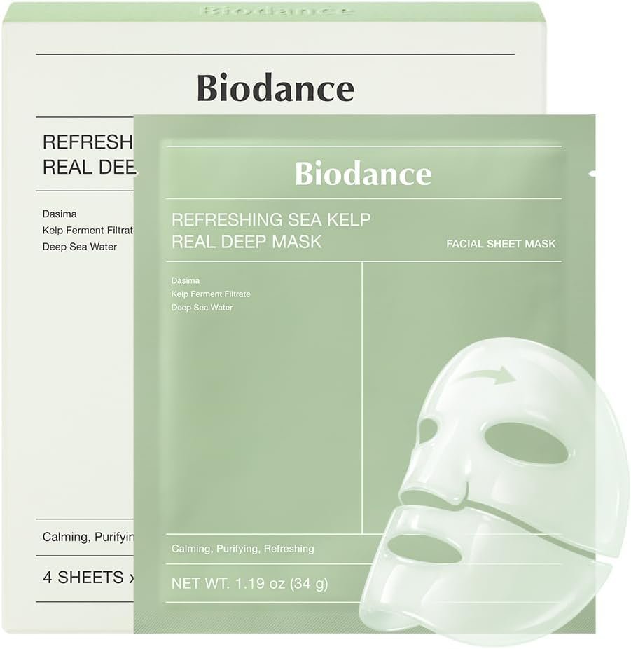 Sea Kelp Hydrogel Overnight Face Mask 4 PCs
