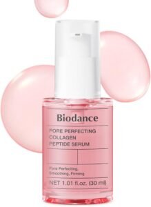 Pore Perfecting Collagen Peptide Serum, Skin Firming & Radiance Boost, Plumping, Pore Care, Makeup Prep Serum for All Skin Types, Korean Skin Care, Gifts for Women