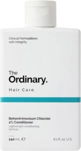 Behentrimonium Chloride 2% Conditioner, Lightweight Fragrance-Free Conditioner for All Hair Types, 240ml