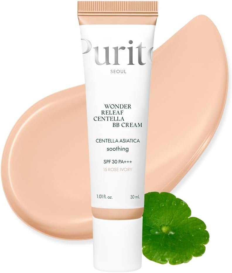Cica BB Cream #15 Rose Ivory for Sensitive Skin, 30ml