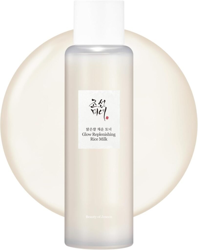Glow Replenishing Rice Milk Toner Deep Hydration and Oil Control with Rice Extract Hydrating Korean Milky Toner for All Skin Types, 150ml