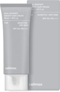 Dual Barrier Watery Sun Cream SPF50+ PA++++ 40ml – Facial Sunscreen – Aqueous and Light Texture – Moisturizing – Skincare Korean