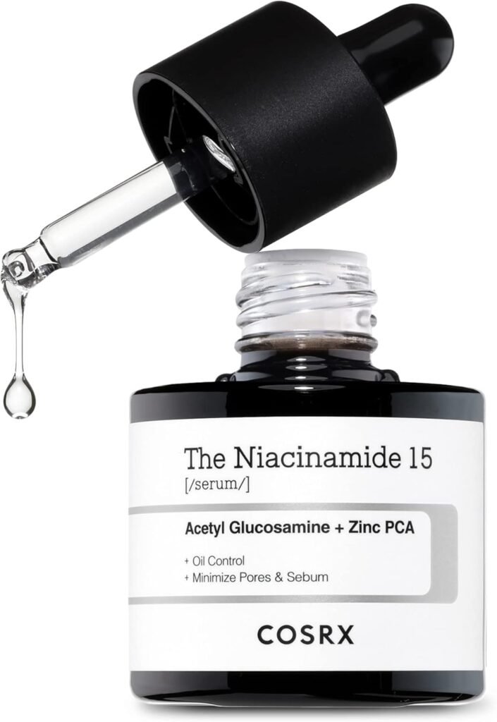 Niacinamide 15% Face Serum, Minimizing Pores & Sebums, Blemish Treatments for Discoloration, Dark Spots, Enlarged Pores, Anti-aging, 0.67 fl.oz / 20 ml, Animal Testing-Free