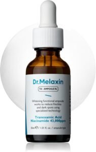 TX Ampoule RX – Tranexamic Acid Facial Ampoule with Niacinamide for Dark Spots, Hyperpigmentation & Melasma Care, Korean Skincare, 1.01 Fl.Oz (30ml)