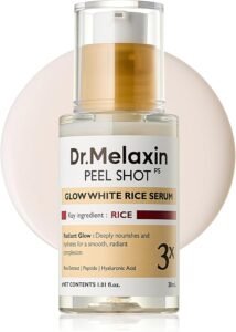 Peel Shot Glow Rice Pdrn Serum Facial Skin Care Smooth Texture For Pore Care Korean Skin Care 30 ml