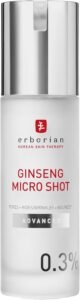Ginseng Micro Shot – Advanced 0.3% – Inspired by Micro-Needling – Intensive Retexturizing Face Serum with Korean Ginseng and Collagen – Concentrated in spicules