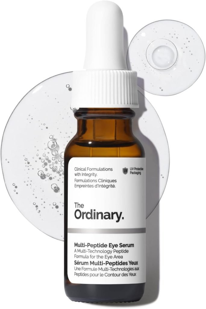 Multi-Peptide Eye Serum, Anti-Aging Peptide Serum for Crow’s Feet, Dark Circles & Puffiness, 15ml