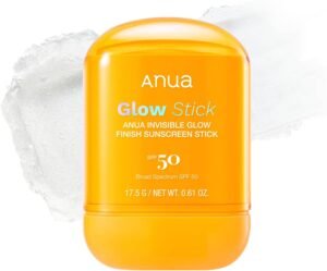 Invisible Glow Sun Stick, SPF 50, UV Protection, 17.5g
