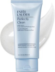 Perfectly Clean Multi-Action Foaming Face Cleanser/Purifying Face Mask for Normal/Combination Skin, 150 ml