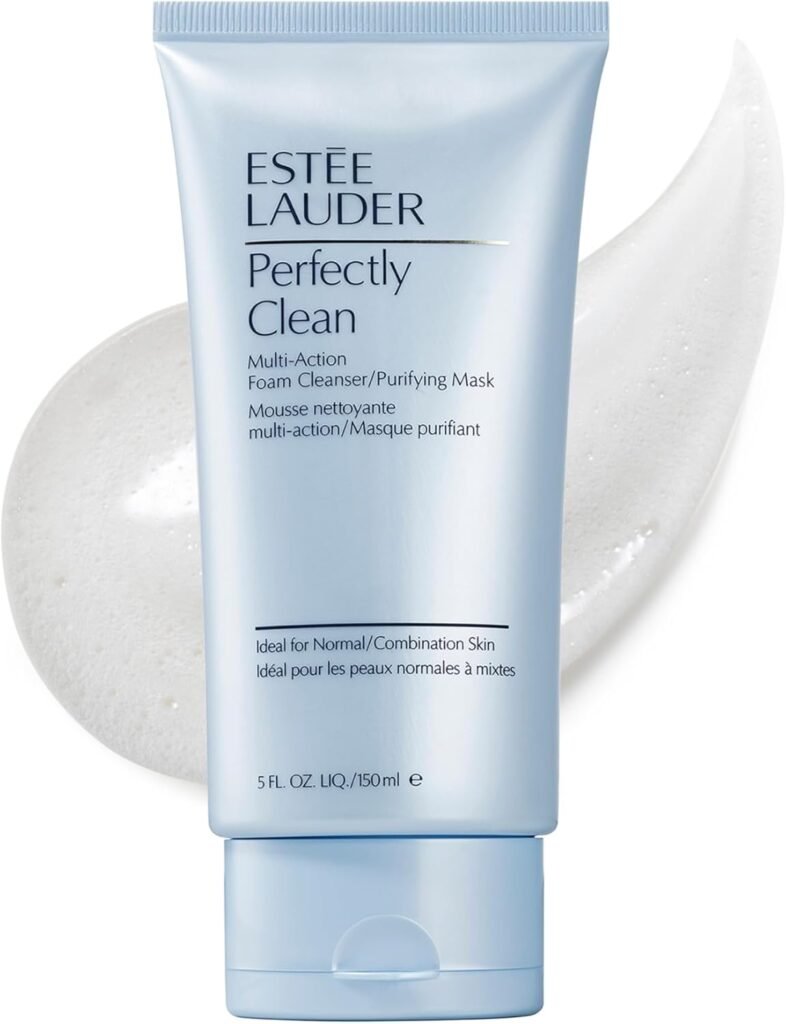 Perfectly Clean Multi-Action Foaming Face Cleanser/Purifying Face Mask for Normal/Combination Skin, 150 ml
