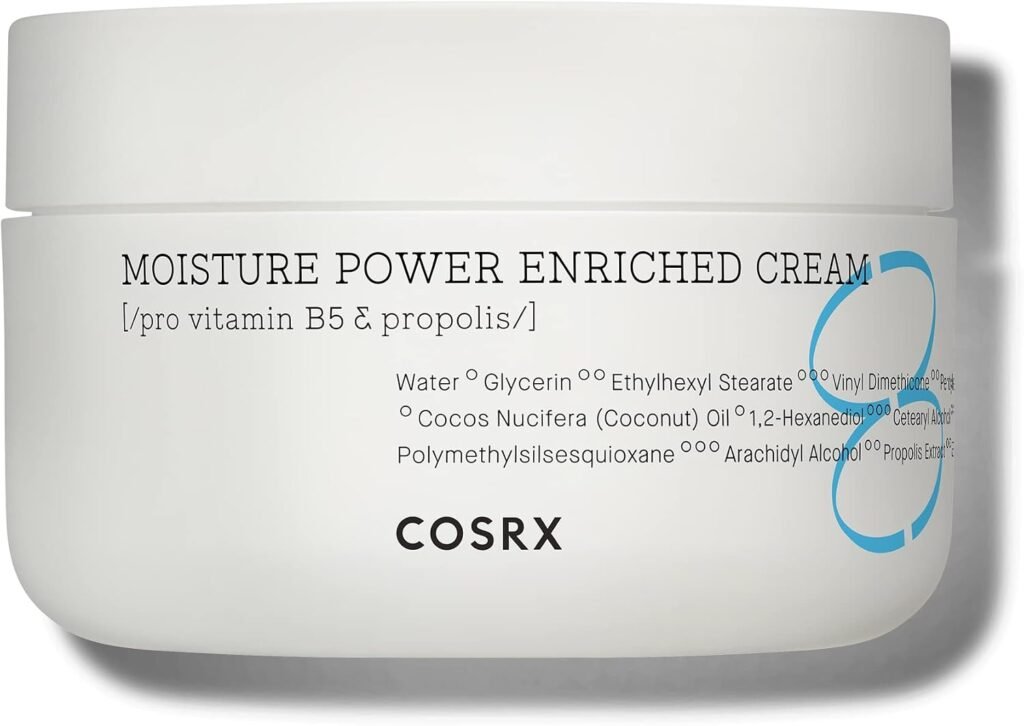 Hyaluronic Acid Moisturizer for Day & Night with Pro Vitamin B5 (D Panthenol), Propolis Extract, Ceramide, Long Lasting Hydration for Dry, Sensitive Skin, Korean Skin Care (50ml)