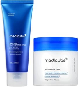 All-in-One Duo for Pore and Skin Texture Care: Zero Pore Pads 2.0 and Zero Pore Blackhead Mud Facial Mask