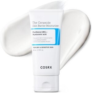 Ceramide Skin Barrier Moisturiser for Face with 7 Ceramides, Hyaluronic Acid & Panthenol – Suitable for All Skin Types, 2.7 fl.oz (80ml), Korean Skincare