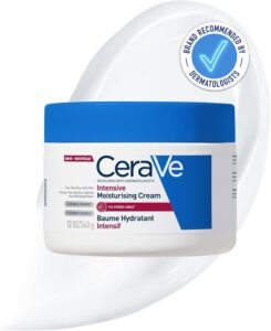 Intensive Moisturising Cream, Body Moisturiser With Hyaluronic Acid, 3 Essential Ceramides, Dry Skin Moisturiser Skin Care, Itch-Relief Cream, 340g
