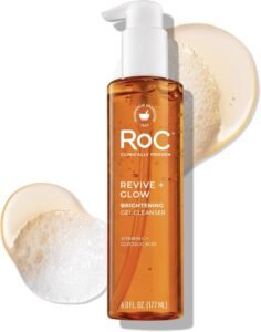 Multi Correxion Revive + Glow Gel Face Cleanser With Vitamin C & Glycolic Acid, Paraben-Free, Sulfate-Free Skin Care, 6 Ounces