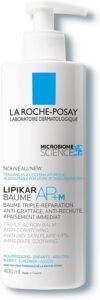 Lipikar Balm AP+M Triple-Action Moisturiser With Niacinamide & Shea Butter, For Dry, Eczema-Prone Skin, Anti-Scratching, Anti-Dry Skin Flareups, For Babies and Family, 400ml