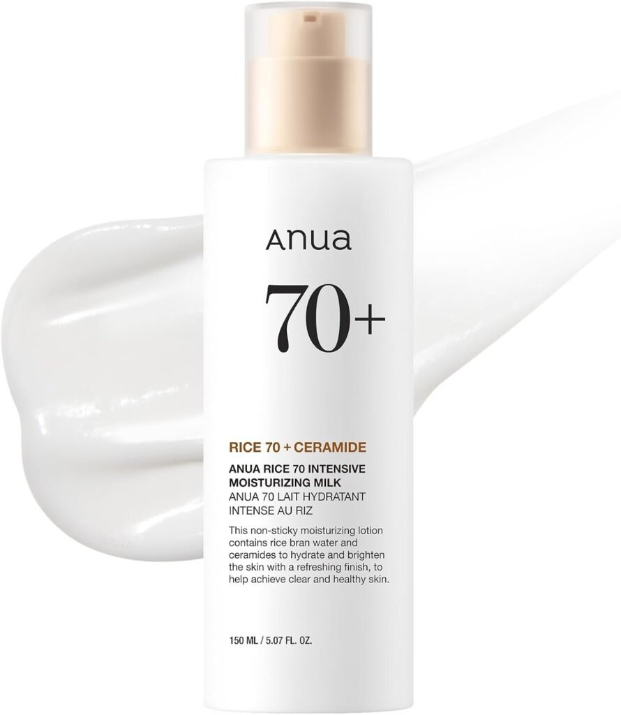 Rice 70 Intensive Moisturizing Milk, Hydrating Face Lotion, 150ml