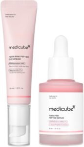 PDRN Peptide Serum Duo for Face & Eye: PDRN Peptide Eye Serum and Salmon DNA Facial Serum for Radiant, Plump Skin