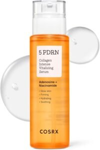 5 PDRN Collagen Intense Vitalizing Serum for Face with 5 PDRN & Low Molecular Collagen, Glow serum for Skin Firming, Boosting and Viatalizing, 100ml, Korean Skincare