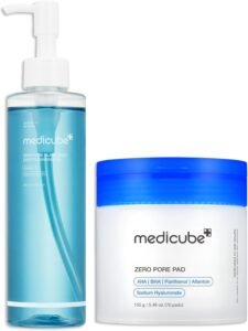 Pore Care Duo for Flawless Skin: Zero Pore Blackhead Cleansing Oil and Zero Pore Pads 2.0