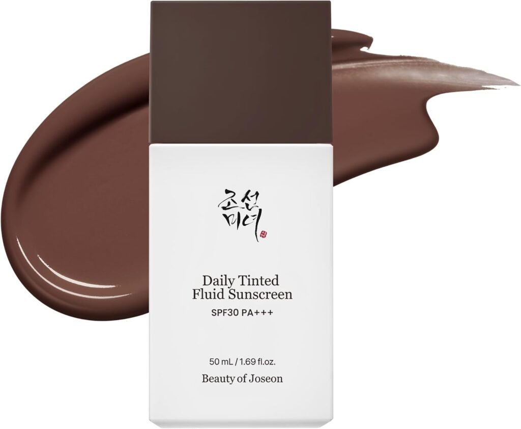 Daily Tinted Fluid Sunscreen 12 Shades for Face Moisturizing Broad Spectrum SPF 30 Korean Skincare 50ml, #DP320