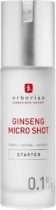 Ginseng Micro Shot – Advanced 0.3% – Inspired by Micro-Needling – Intensive Retexturizing Face Serum with Korean Ginseng and Collagen – Concentrated in spicules
