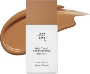 Daily Tinted Fluid Sunscreen 12 Shades for Face Moisturizing Broad Spectrum SPF 30 Korean Skincare 50ml, #MY220