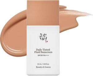 Daily Tinted Fluid Sunscreen 12 Shades for Face Moisturizing Broad Spectrum SPF 30 Korean Skincare 50ml, #MP200