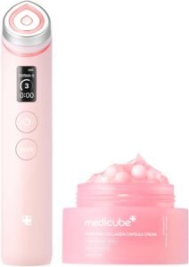 Pink PDRN Glow Duo: Booster Pro Pink and Salmon DNA PDRN Collagen Capsule Cream