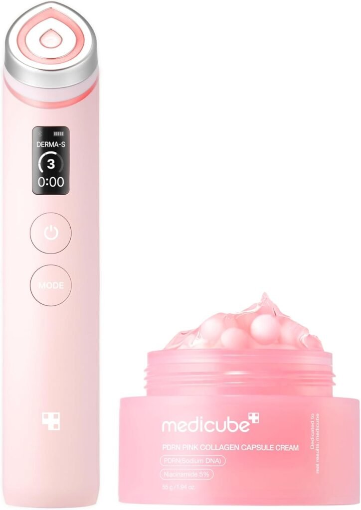 Pink PDRN Glow Duo: Booster Pro Pink and Salmon DNA PDRN Collagen Capsule Cream